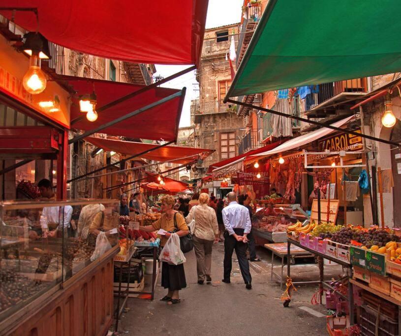 Casetta Poli- Appartamento Con Terrazza - Centro Storico Palermo Buitenkant foto